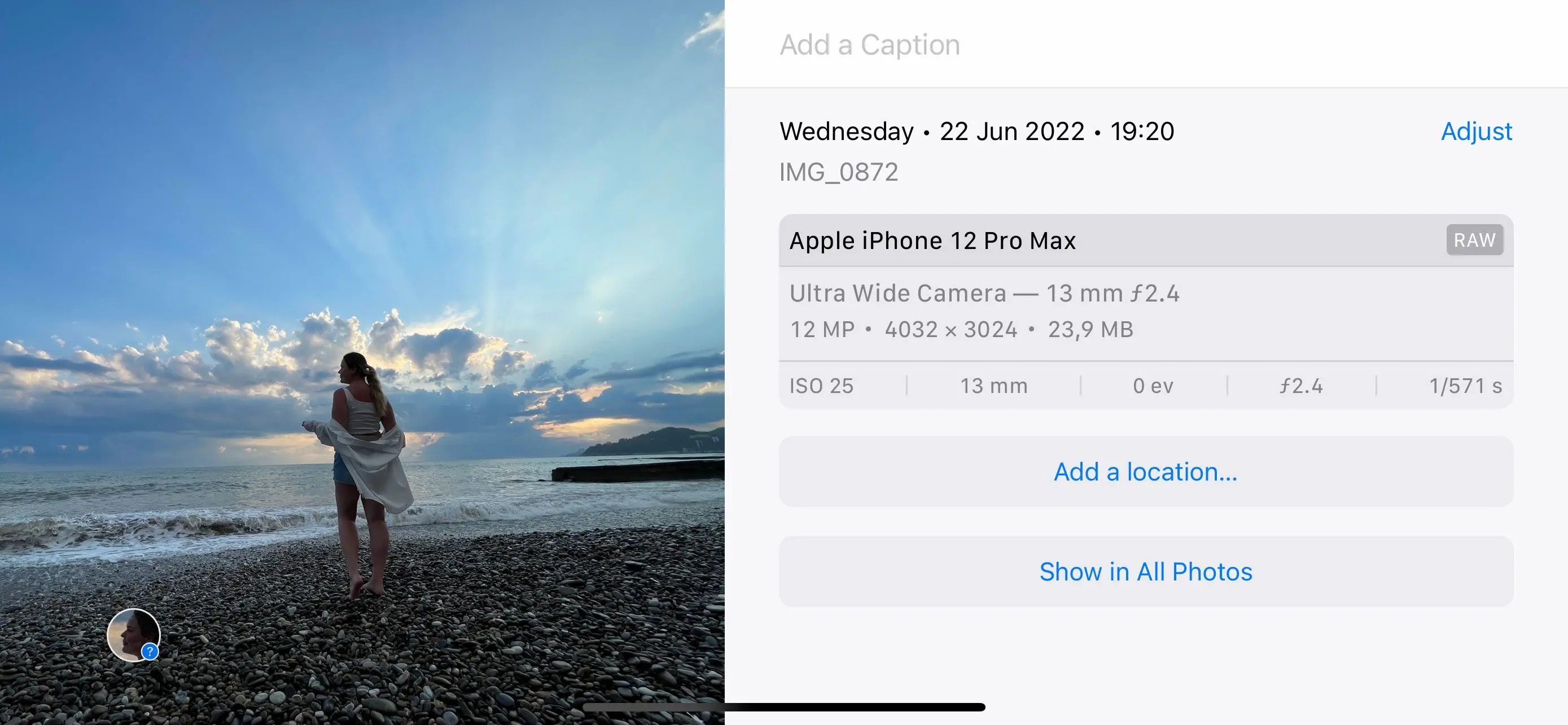 Pro Raw de Apple..