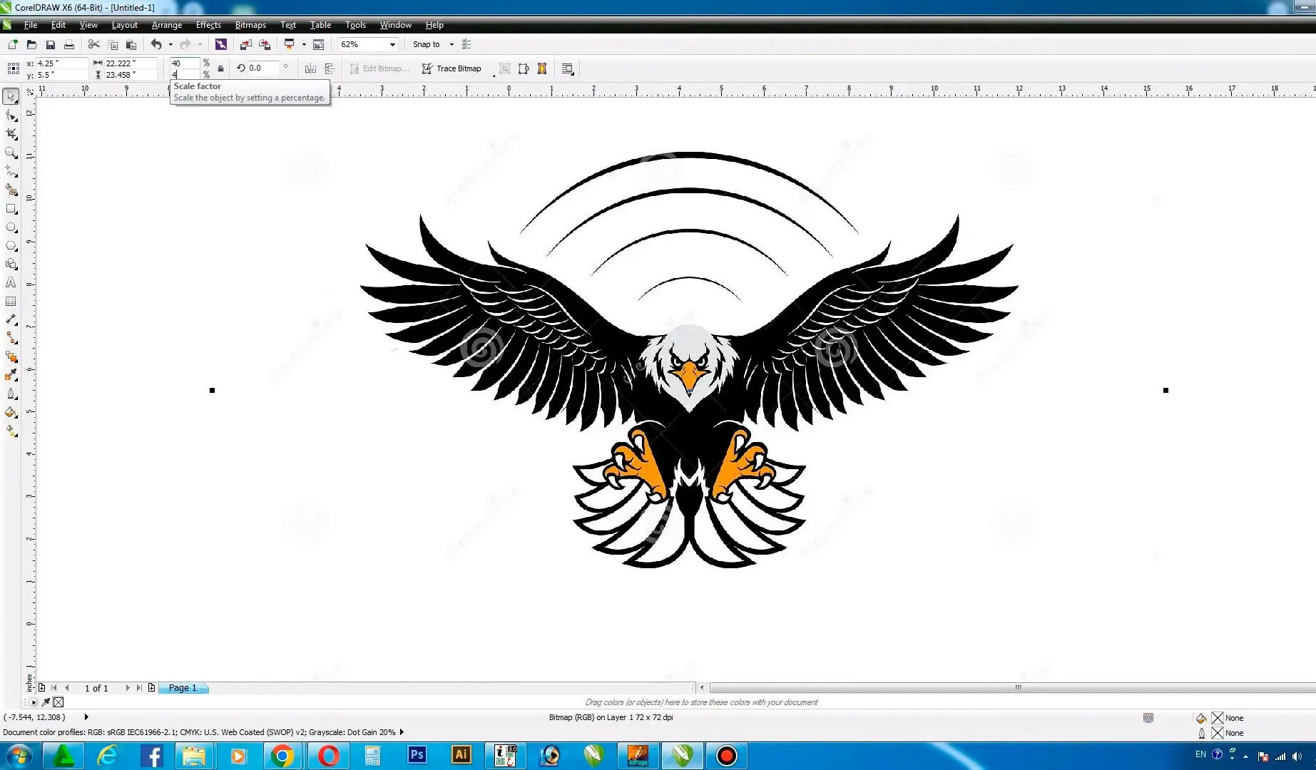CorelDRAW añade archivos..