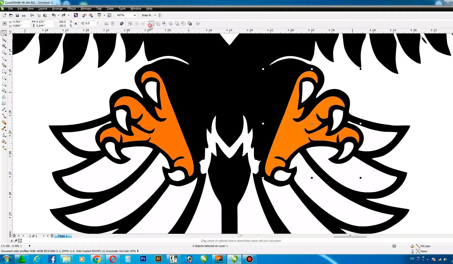 Exportación de CorelDRAW..