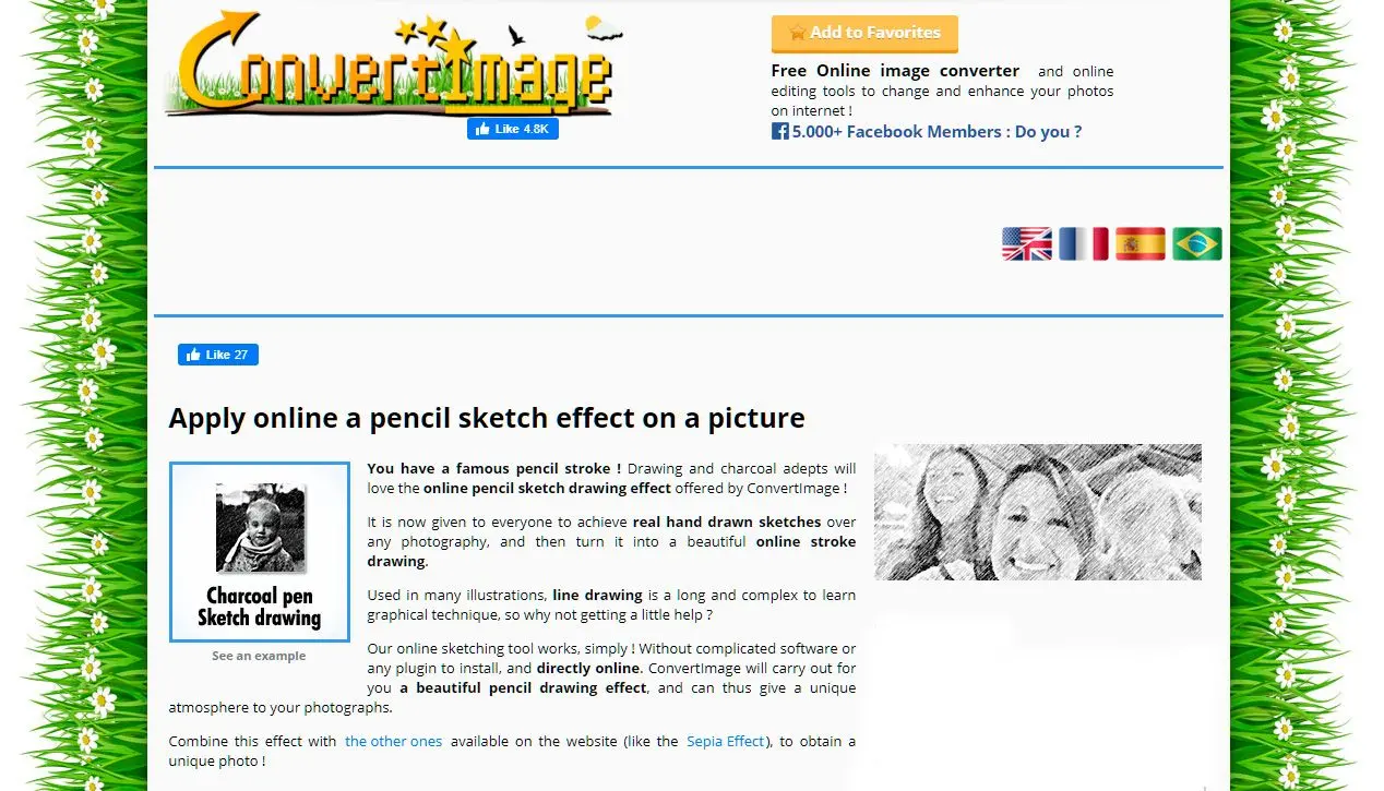 Convert Image Efectos de foto..