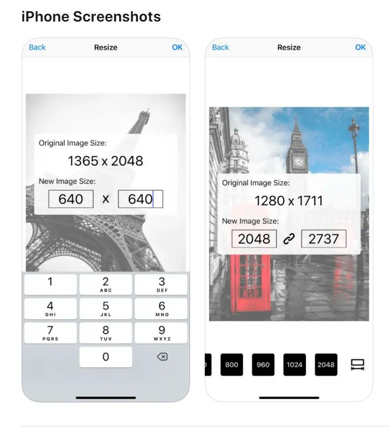 Free Photo KB Resizer para iOS..