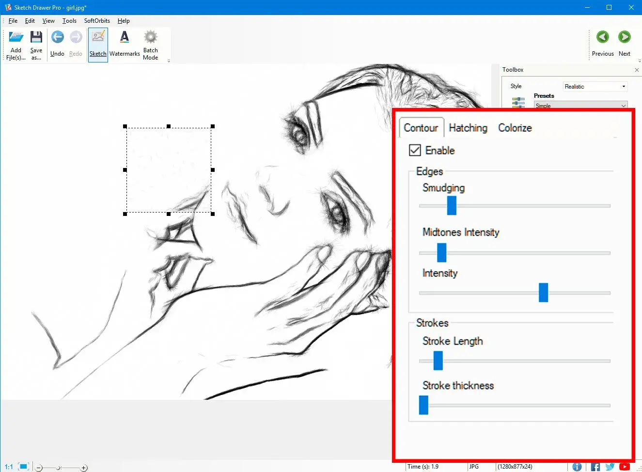 Sketch Drawer Capturas de pantalla.