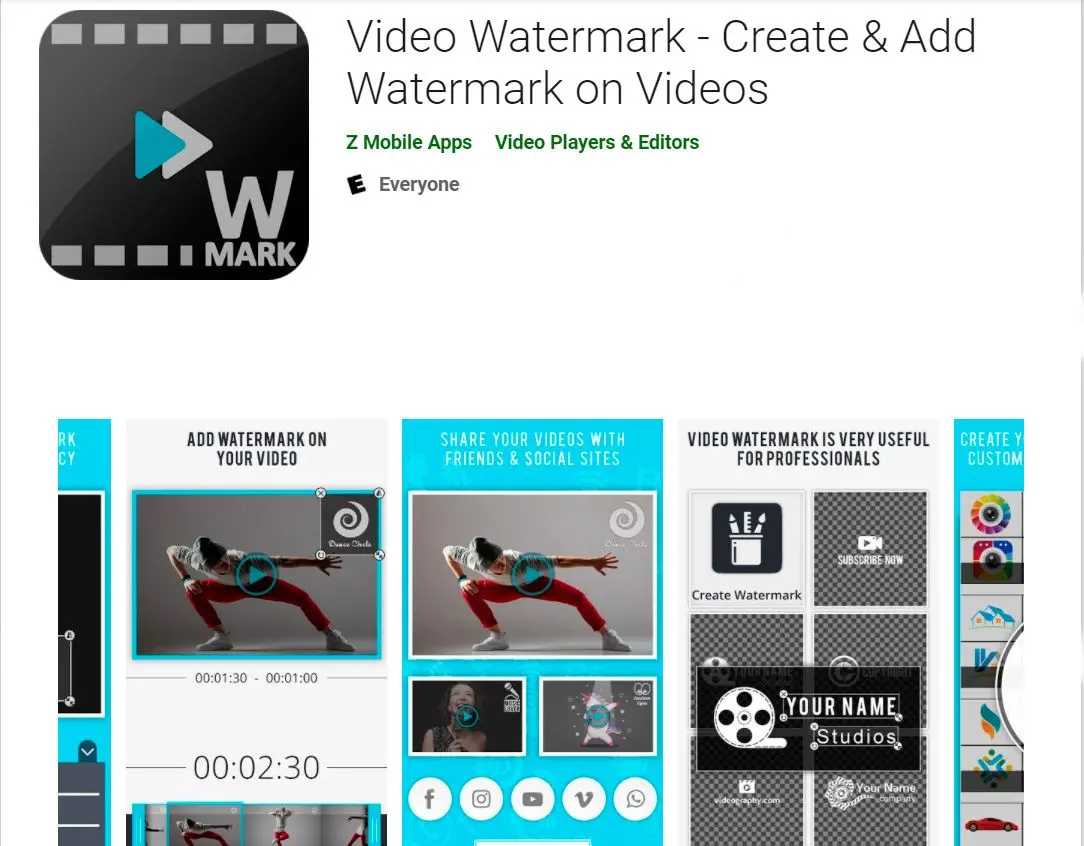 Marca de Agua de Video - Crear y Añadir Marca de Agua en Videos..