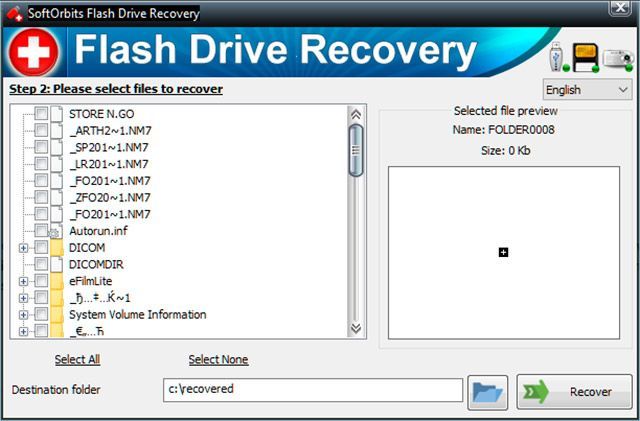 SoftOrbits SoftOrbits Flash Drive Recovery - Capturas de pantalla..