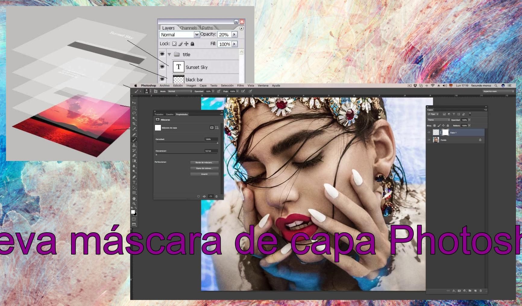 Nueva máscara de capa en Photoshop..
