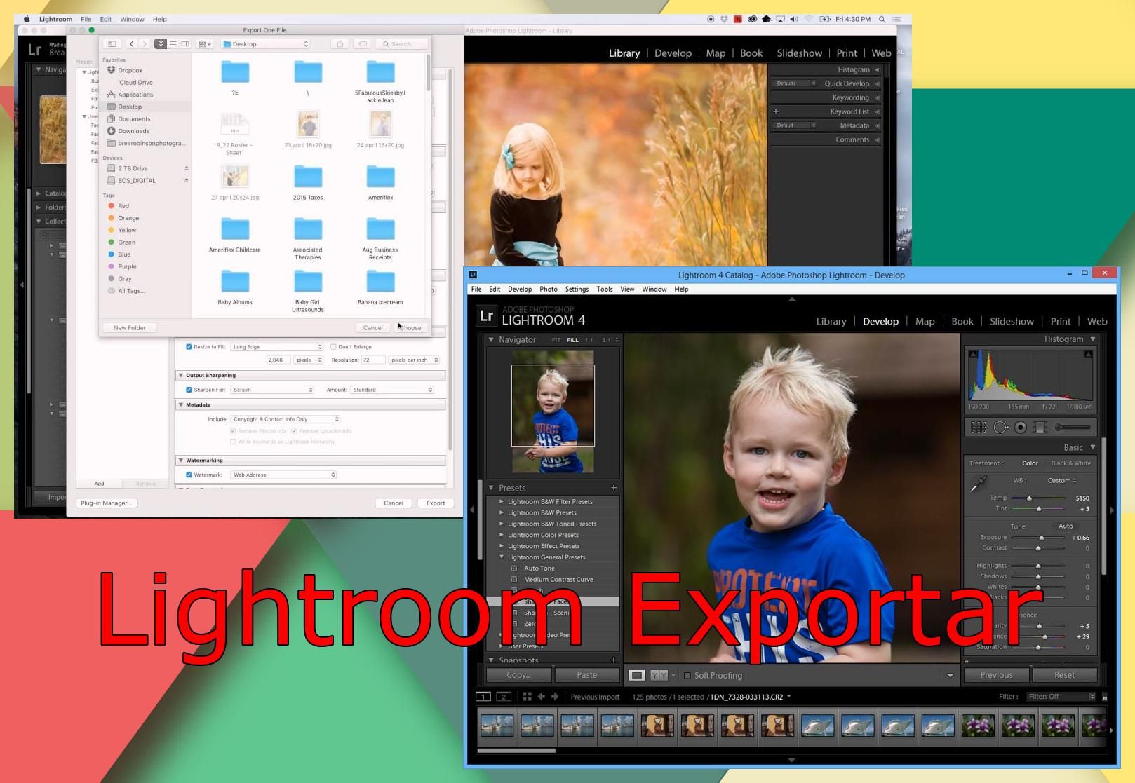 Exportar imagen Lightroom..