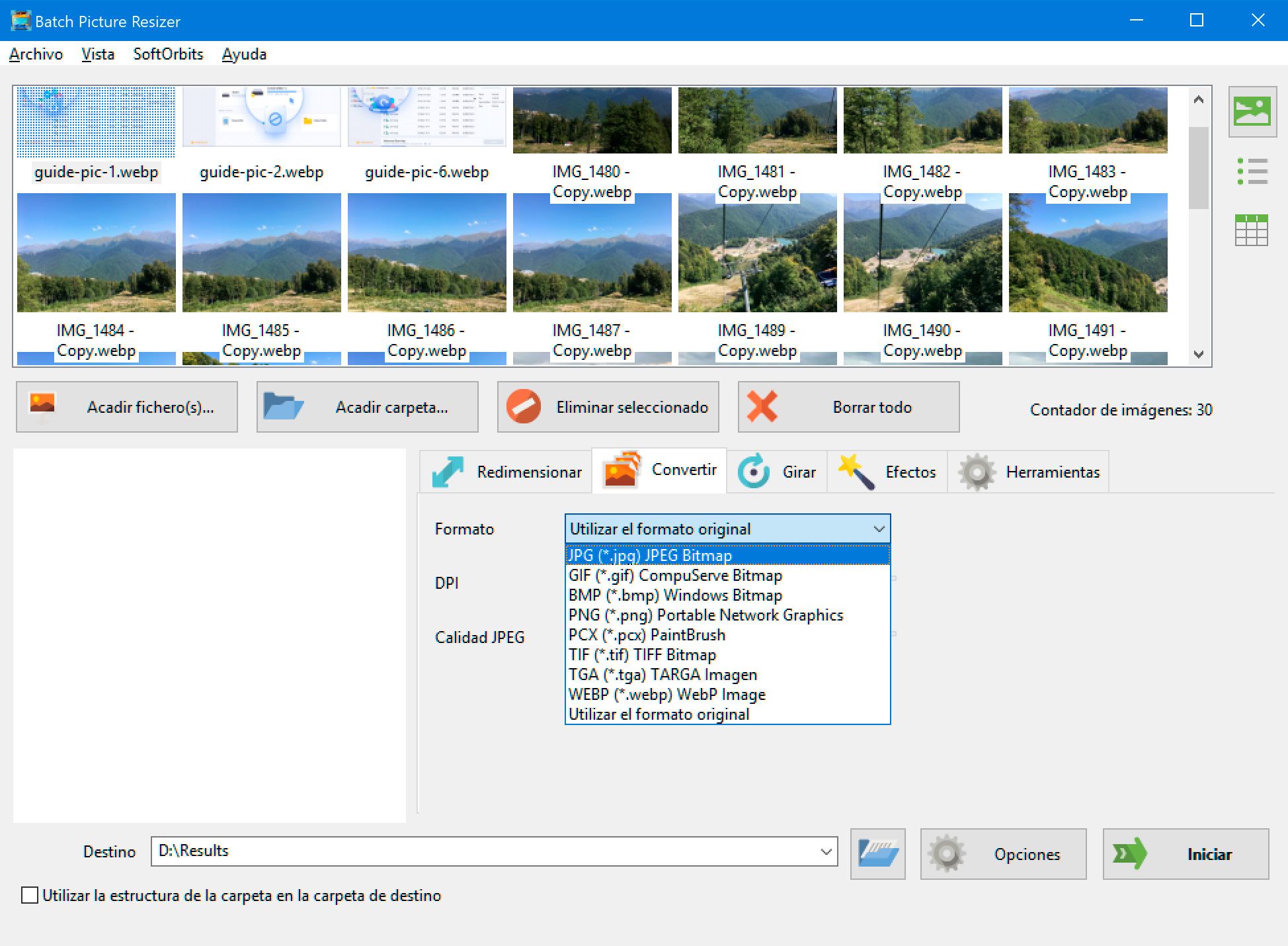 - Convierte tus imágenes WebP a JPG en segundos | SoftOrbits Batch Picture Resizer.