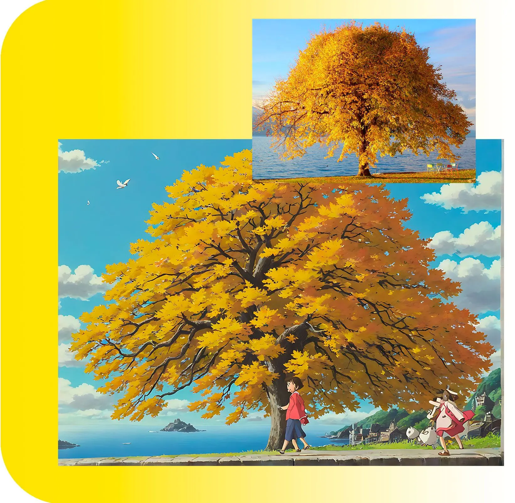 Impresione a su audiencia con arte de IA único.