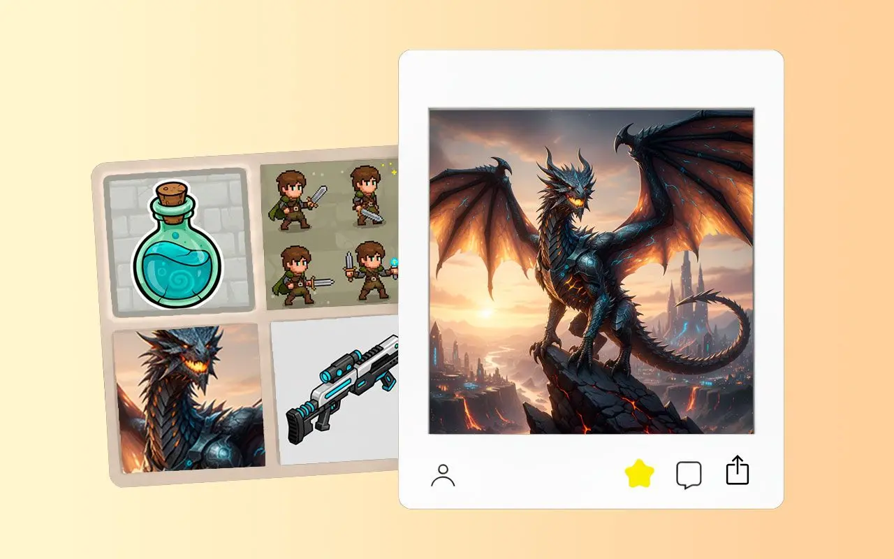 Cree Cualquier Cosa Que Pueda Imaginar: Activos y Sprites para Juegos.