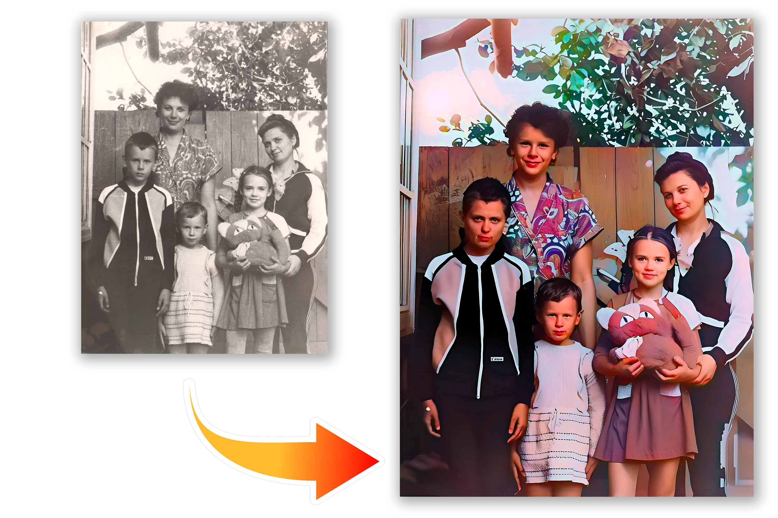 Restauración de fotos antiguas.
