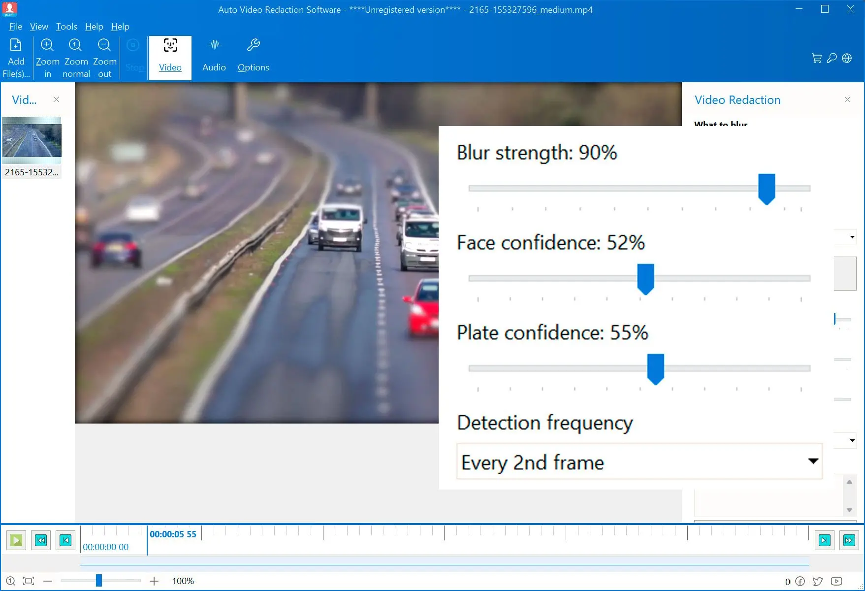 (Opcional) Configurar la Detección de Placas y los Saltos de Fotogramas.