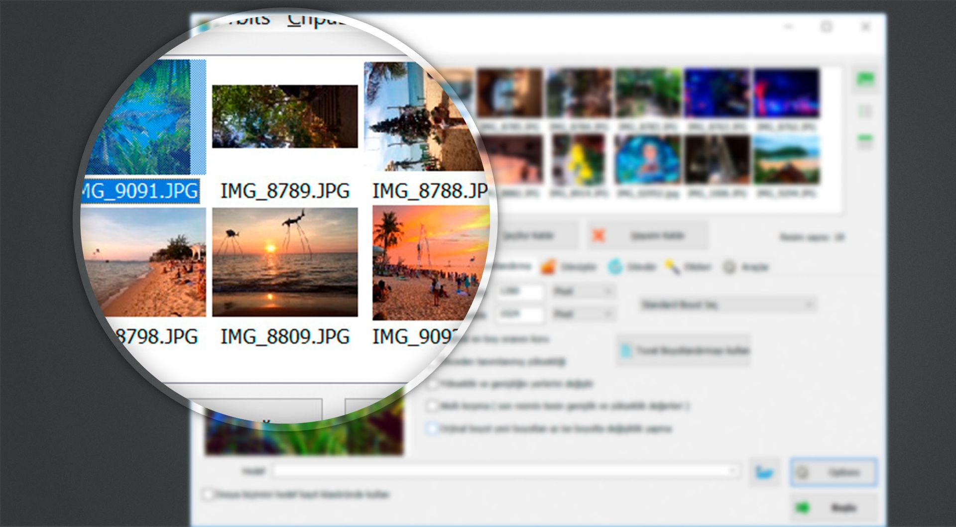 Descarga del redimensionador de imágenes por lotes para Windows 7, 10