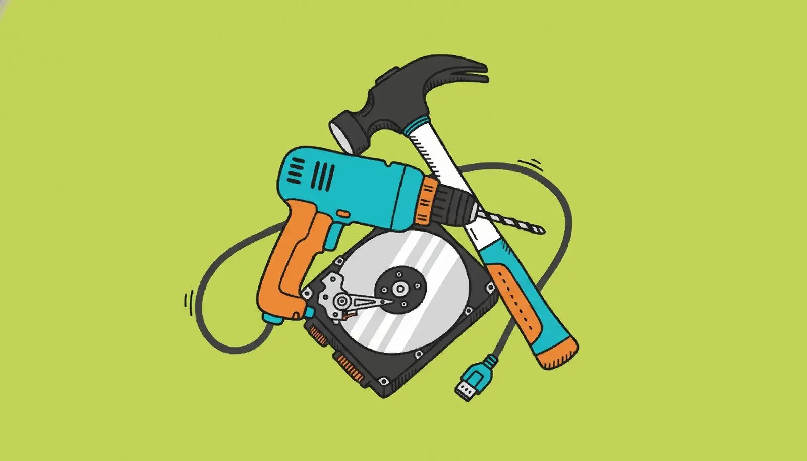 Sin taladro, sin USB de arranque, sin editor hexadecimal.