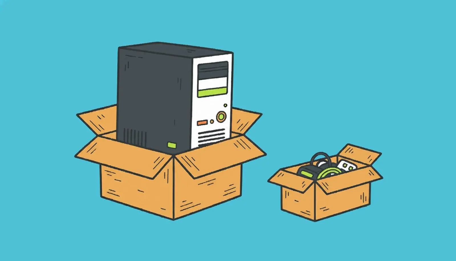 Donar un PC antiguo.