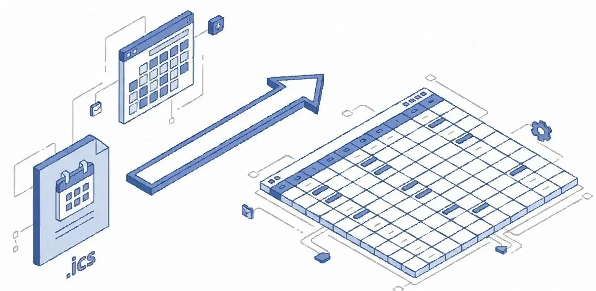 Ninguna aplicación de calendario en el medio.
