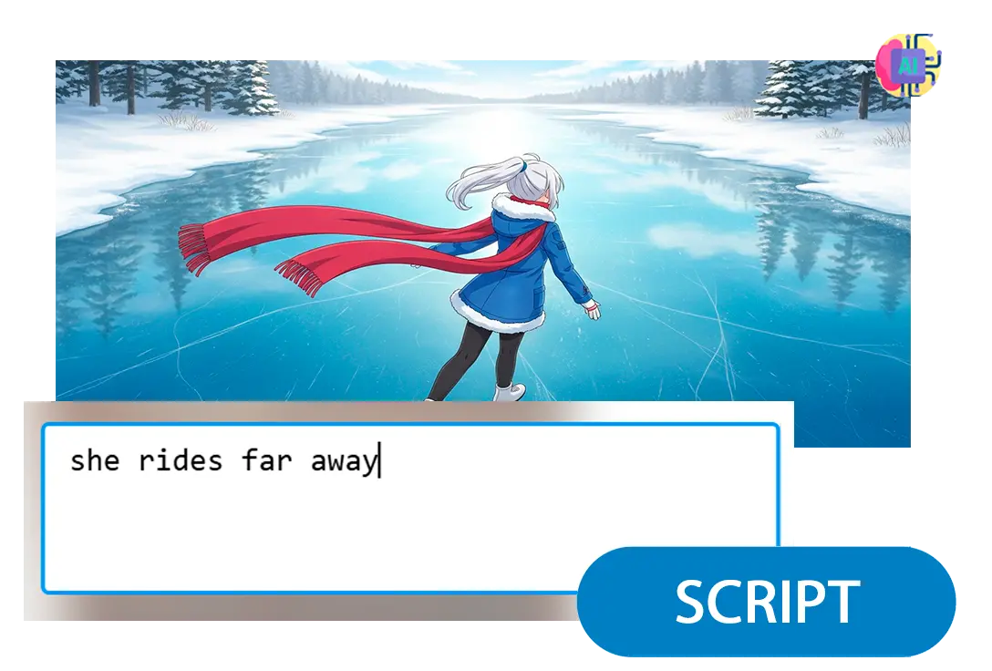 Ingrese un script de animación.