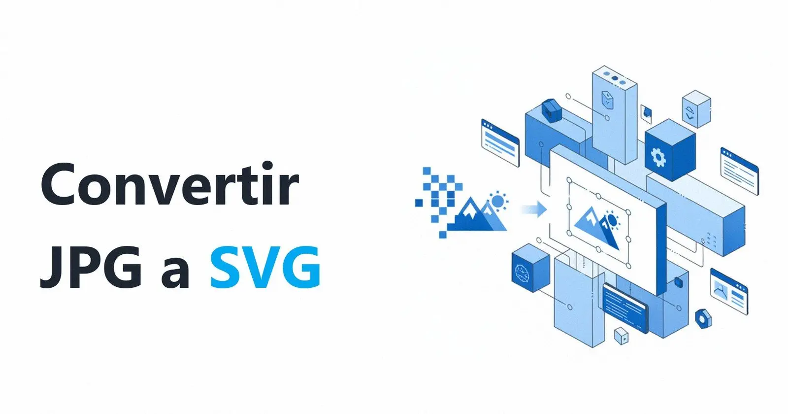 Un vector escala sin perder calidad.