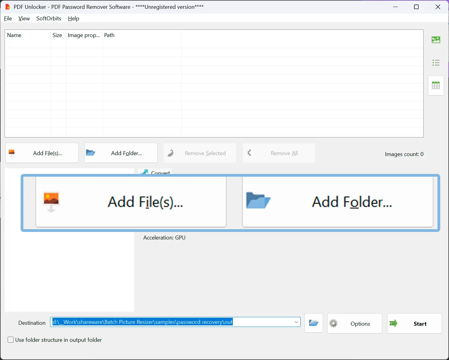 Agregar sus archivos PDF.