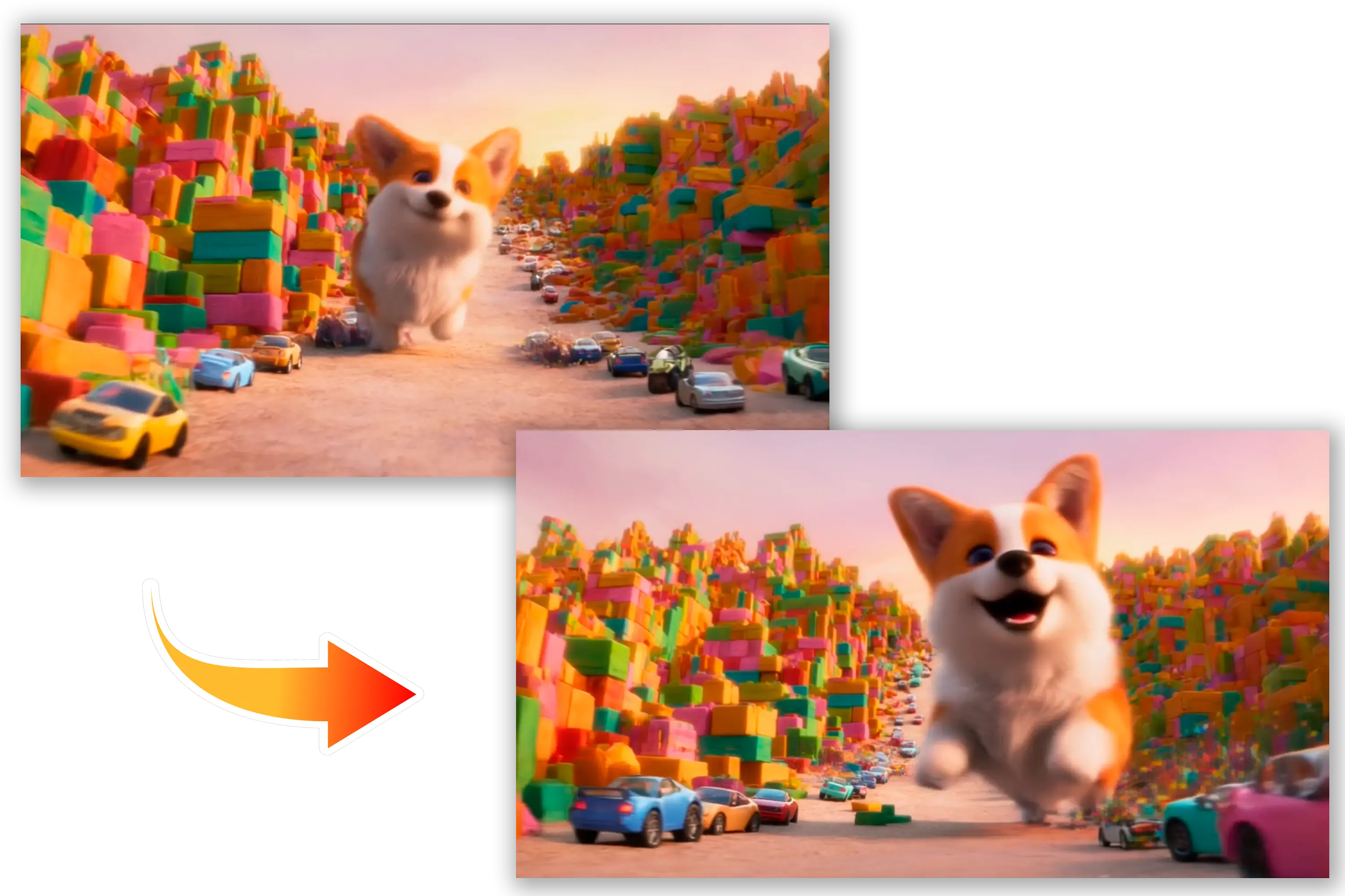 Generar vídeos más largos: Opción Último fotograma clave.