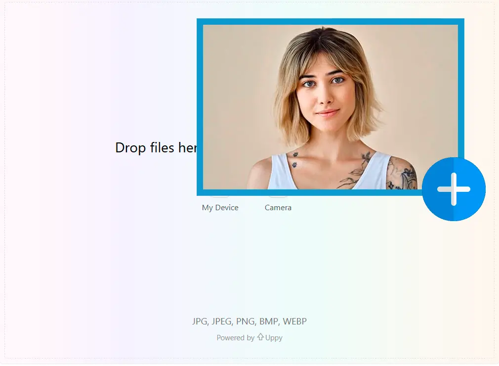 Carga la Foto de la Cara.