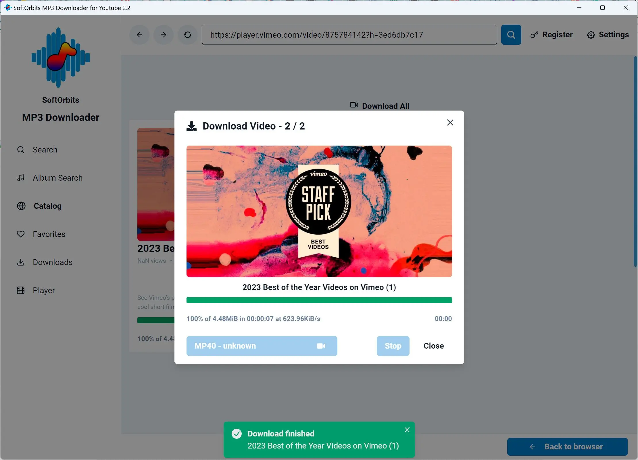 Comience a Descargar.