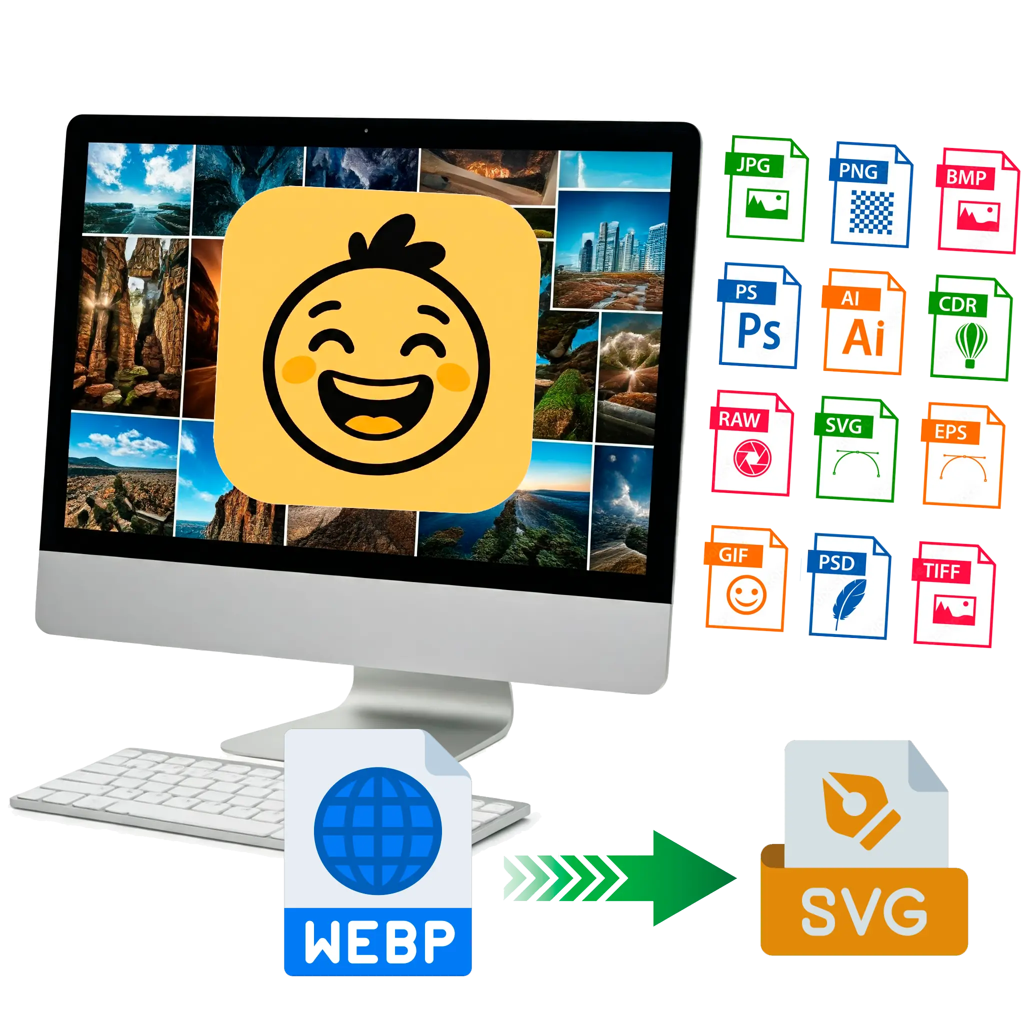 Diseñado para vectores limpios y privados.