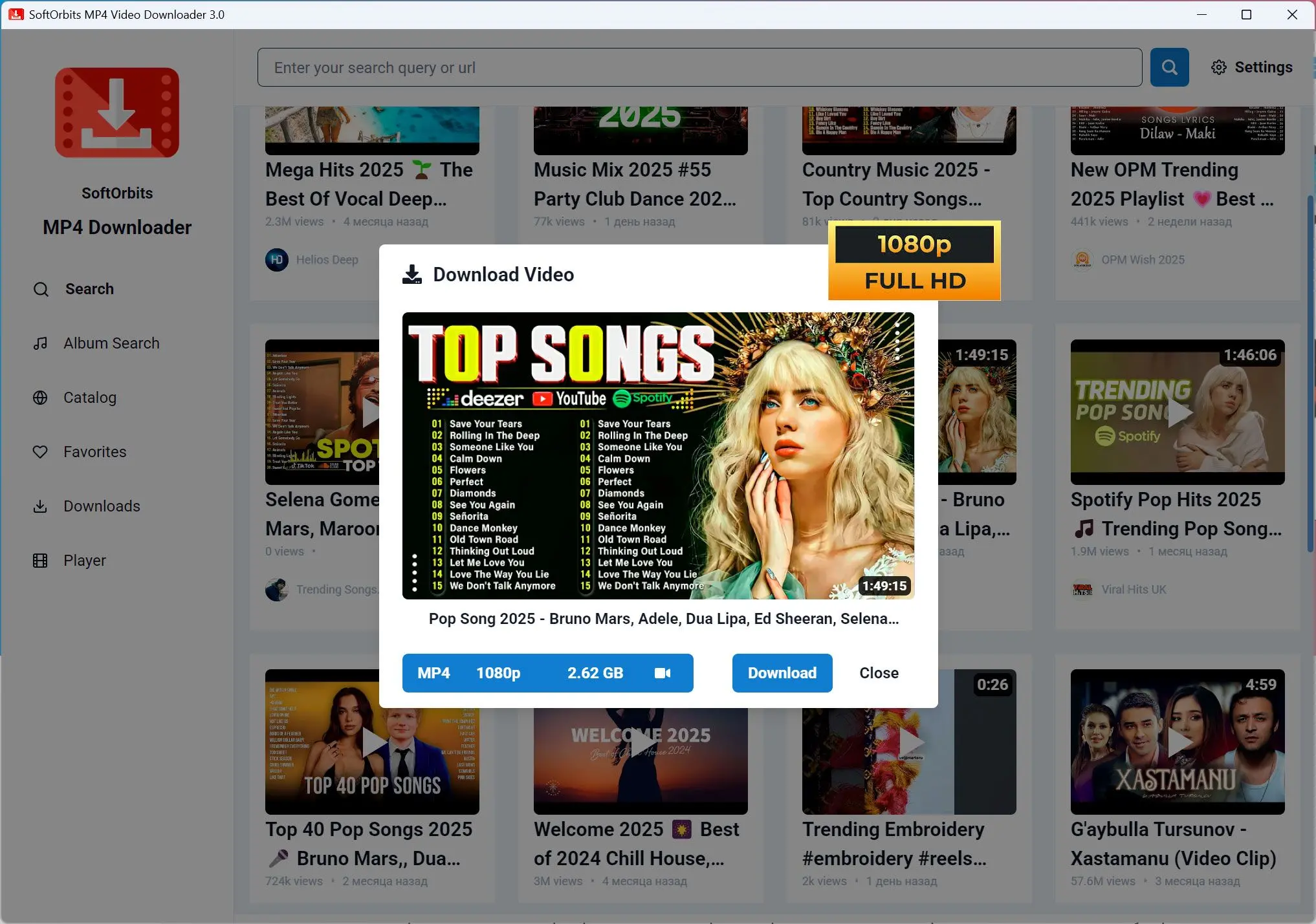 MP4 Downloader for Youtube Capturas de pantalla.