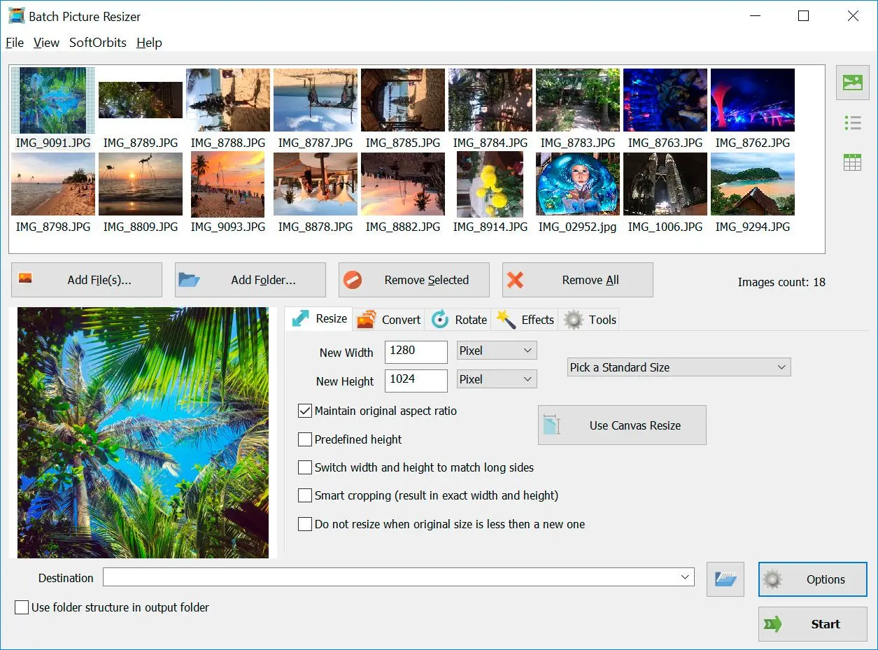 Redimensionador de imágenes en cm Software | Descarga gratuita.