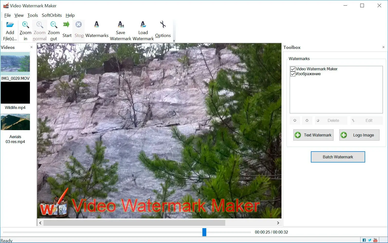 Video Watermark Maker Capturas de pantalla.